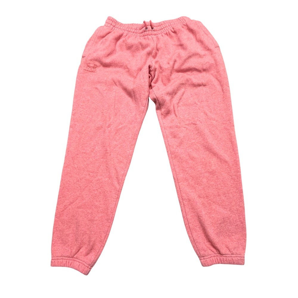 Under Armour Womens Rival Fleece Joggers Pink‎ Heather Sweatpants XL